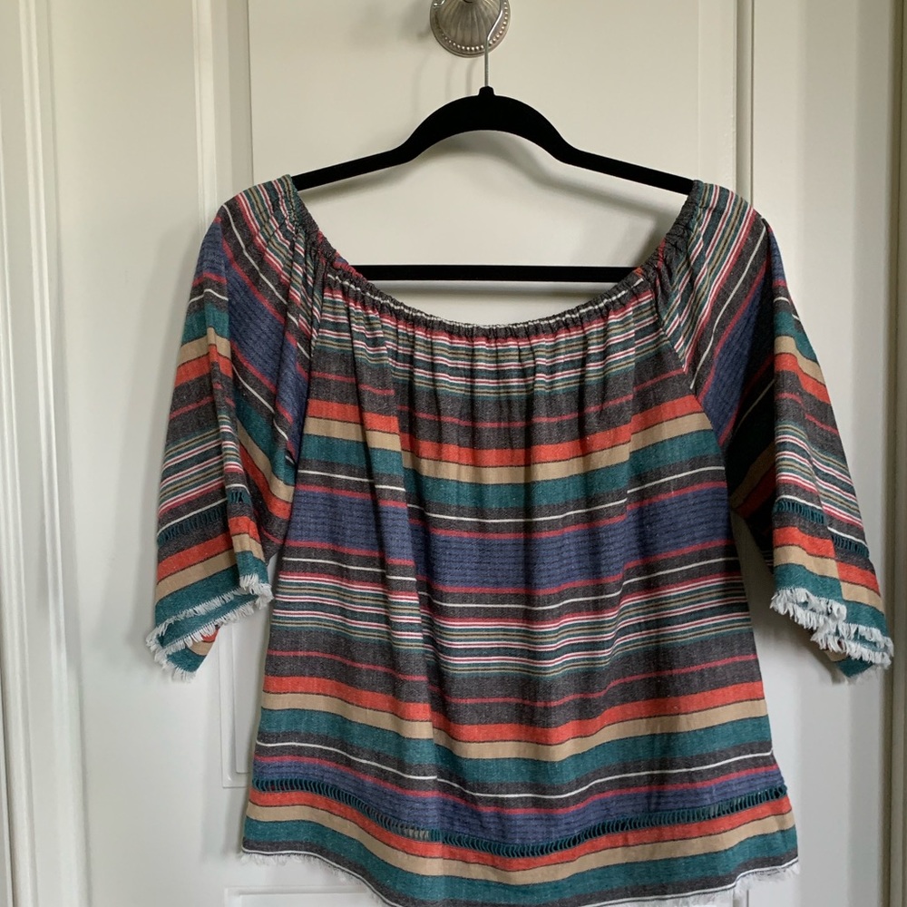 Anthropologie dra Los Angeles Striped Top